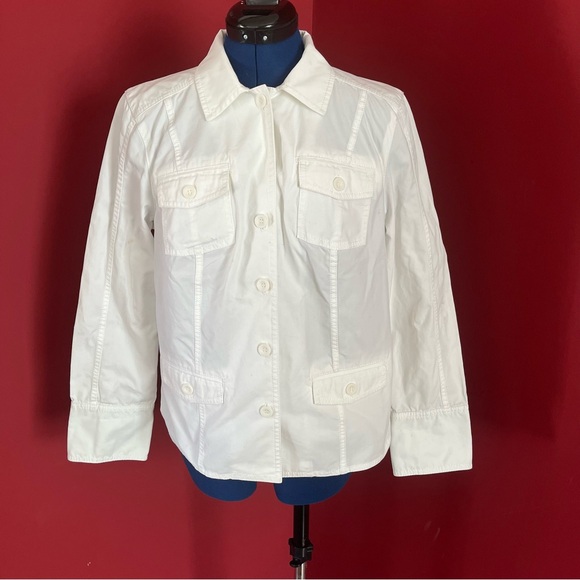 Sigrid Olsen White Cotton Blazer - Picture 11 of 11